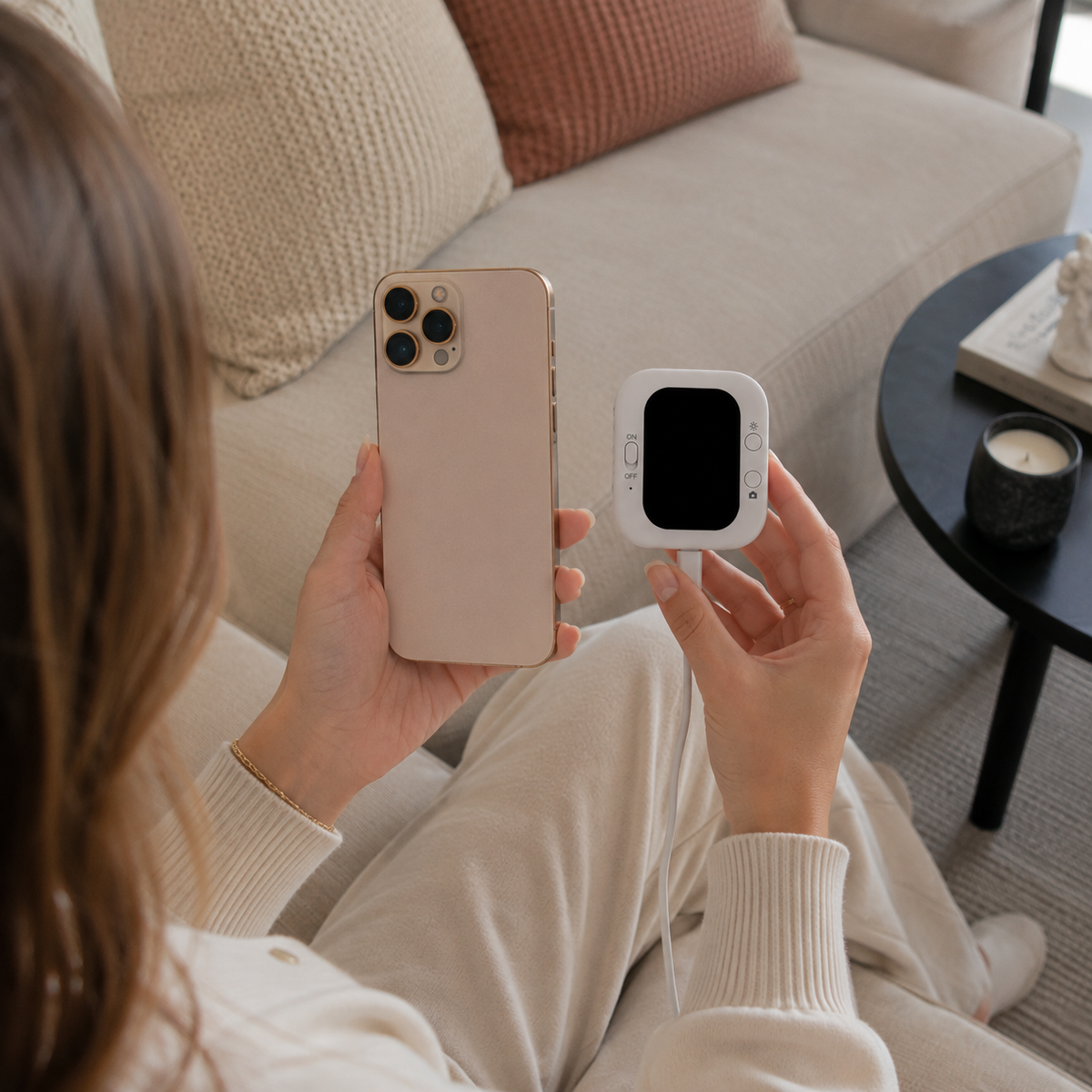 Rear Camera Selfie Monitor for Phone