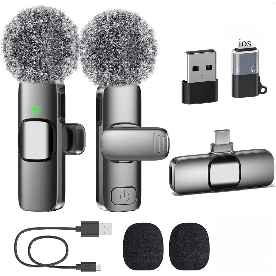 Mini Wireless Clip-On Microphone for Phone